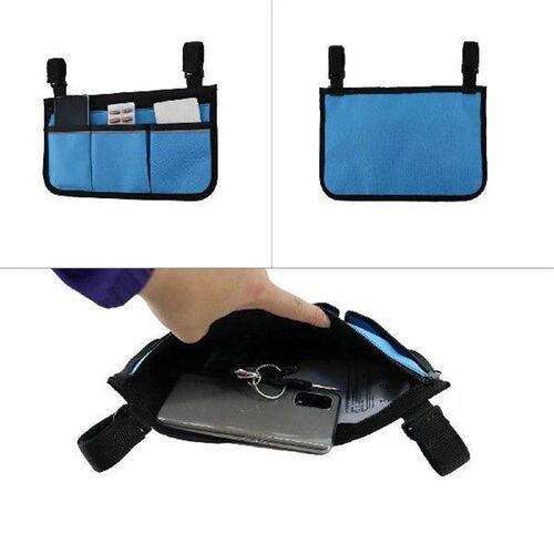 Wheelchair Side Pocket Portable Storage Bag Suitable For
