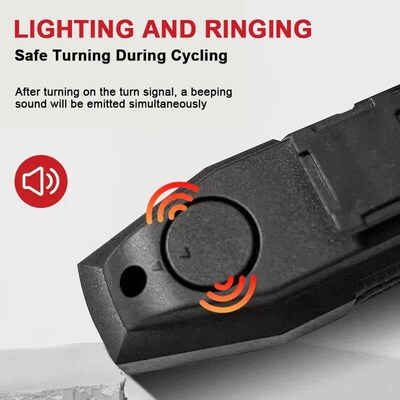 Turn Signal Bike Tail Lights Wireless Remote Control Bicycle
