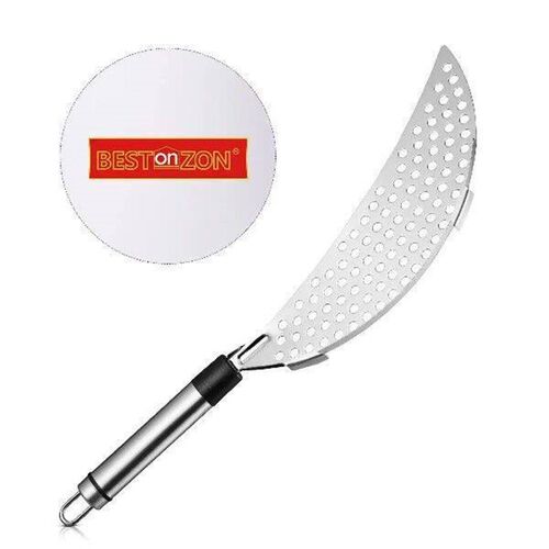 Stainless Steel Pot Strainer Crescent Drainer for Boiling