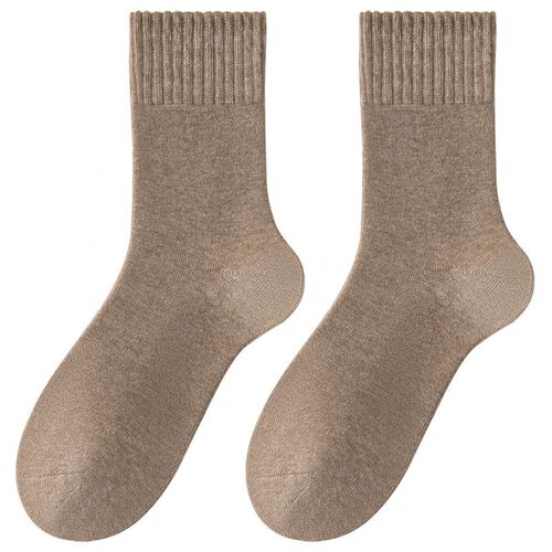 Socks Mens Padded Terry Socks Socks Fleece-lined Warm Floor