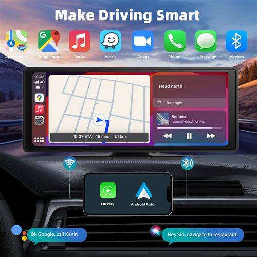 Universal Portable Carplay for Car Screen, Wireless Carplay
