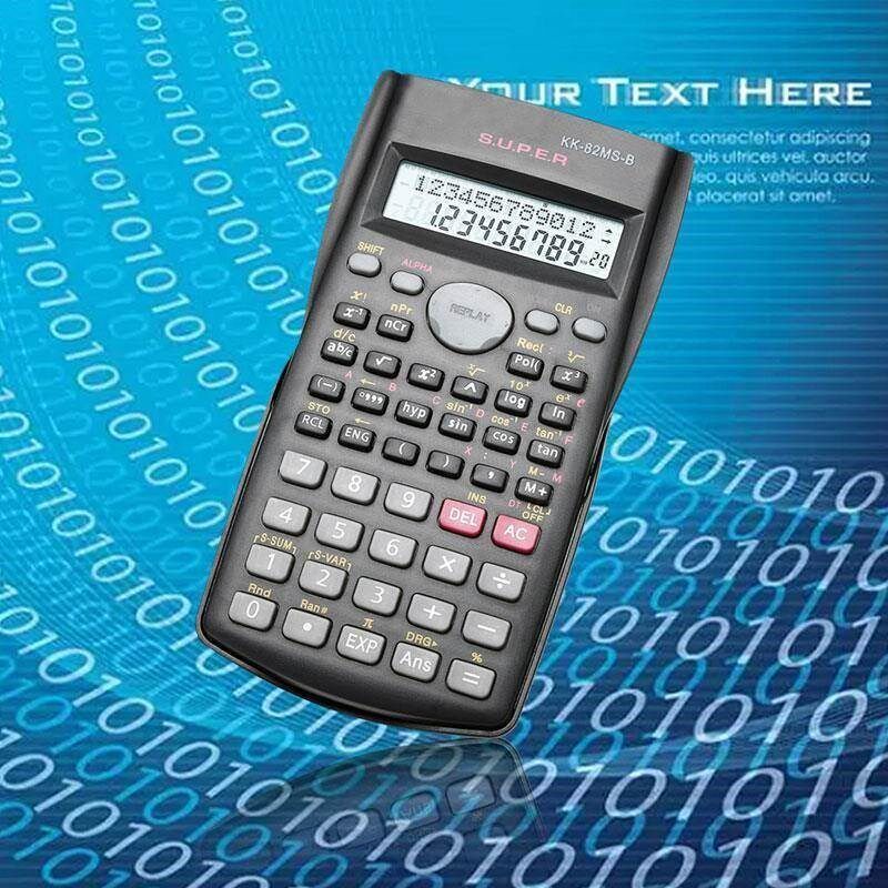 Scientcific Calculator with 240 Functions and 2-Line Screen - 实物图