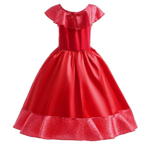 Elena Dress Girl Princess Costume Kid Cosplay Halloween Dres