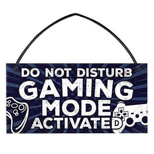 Do Not Disturb Door Signs for Game Lovers Wood Letter Print