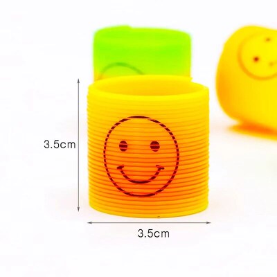 36PCS 3.5CM Rainbow Magic Spring for Kids Birthday Party Toy