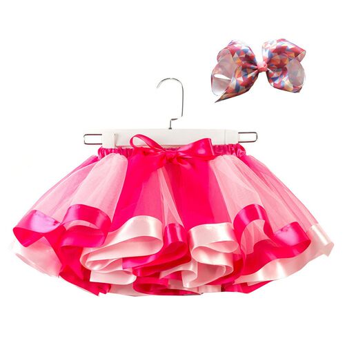 Girls Tutu Skirt Baby Girls Skirts Mini Pettiskirt Dance Rai