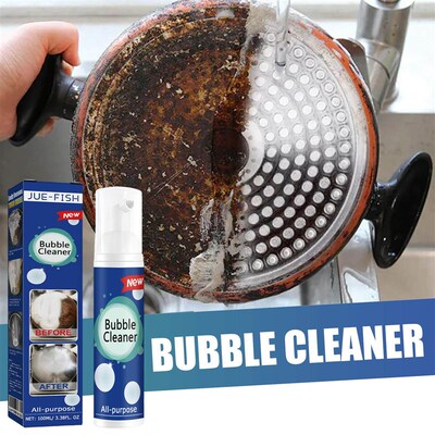 Jue-Fish Oil Stain Foam Cleaner - Gentle Cleaning for Home K