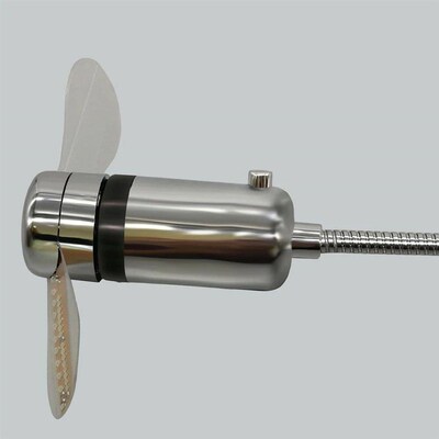 Clock Fans Time Temperature Display LED Clock Fan DC 5V Mini