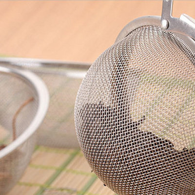 NOCM-Mesh Tea Infuser Stainless Steel Strainer Ball Egg Shap