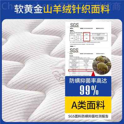 Household spring mattress latex bag 20cm租房隔脏床垫民宿学生