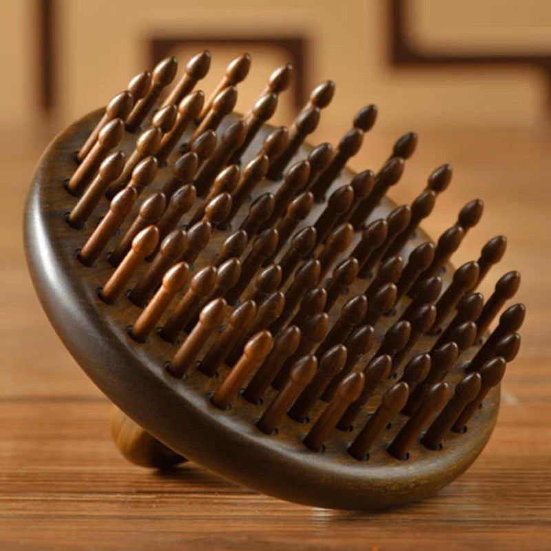 天然绿檀经络按摩梳头皮圆盘插齿梳全身可疏通经络梳子头部指环梳,家庭/个人清洁工具,梳子/化妆梳/按摩梳,淘宝优惠券,粉丝福利购,淘宝优惠卷