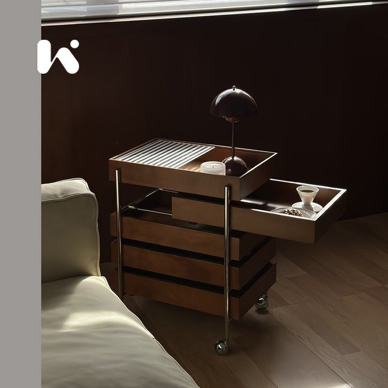 再物设计出品list文件柜复古实木书房可移动推车抽屉柜床头柜,住宅家具,床头柜,淘宝优惠券,粉丝福利购,淘宝优惠卷