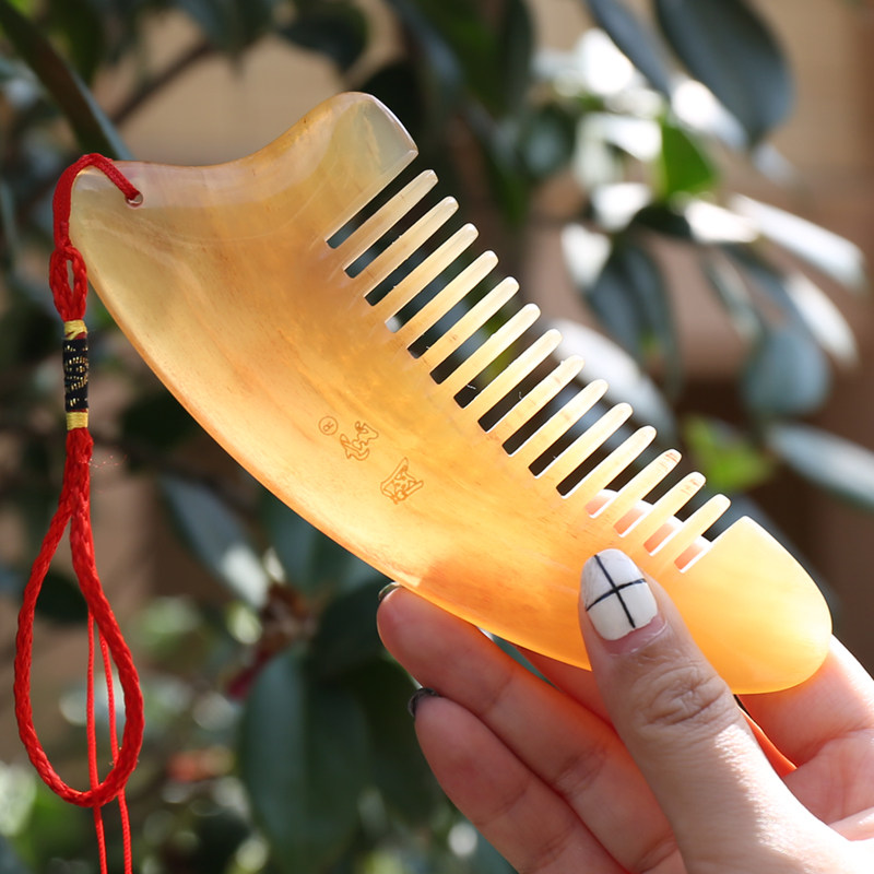 天然黄牛角梳头部头皮经络按摩梳卷发大齿梳宽齿面部刮痧梳子刻字,家庭/个人清洁工具,梳子/化妆梳/按摩梳,淘宝优惠券,粉丝福利购,淘宝优惠卷