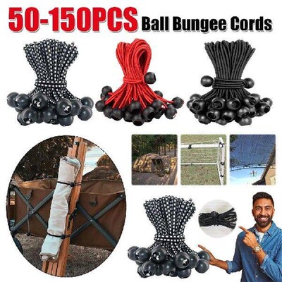 150Pcs Ball Bungee Cords with Elastic String Fixed Boat