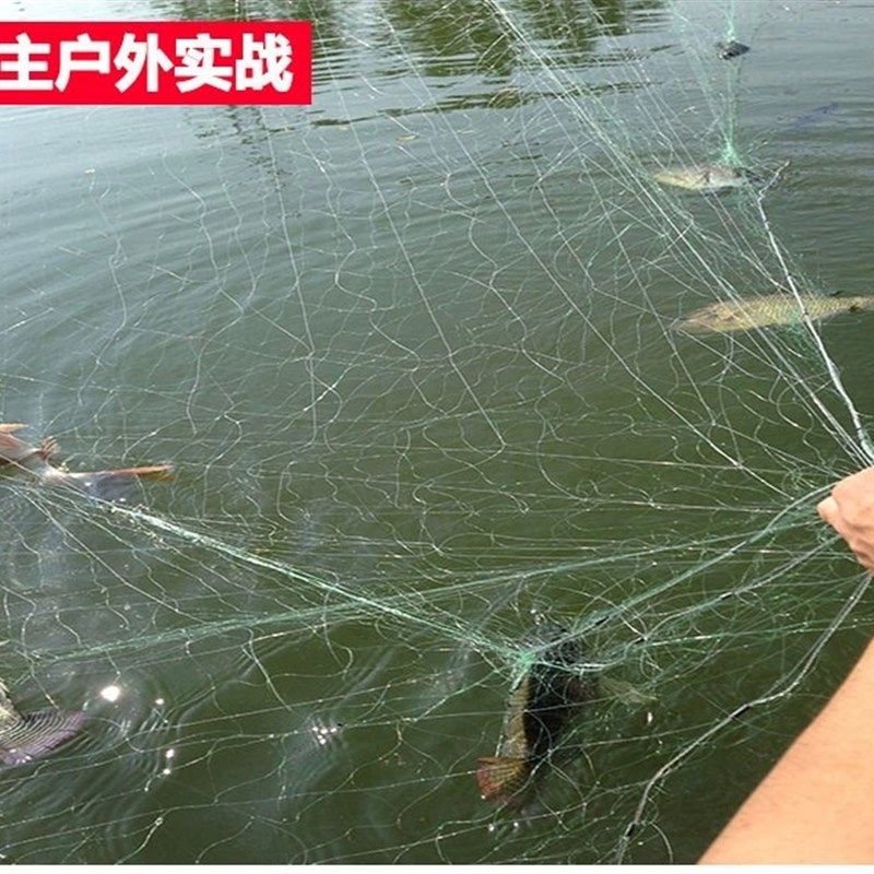 粘网丝网三层沉网单层浮网挂子鱼网捕鱼网鲫鱼鲢鱼丝绿网白条,户外/登山/野营/旅行用品,鱼网/虾笼/其它渔具,淘宝优惠券,粉丝福利购,淘宝优惠卷