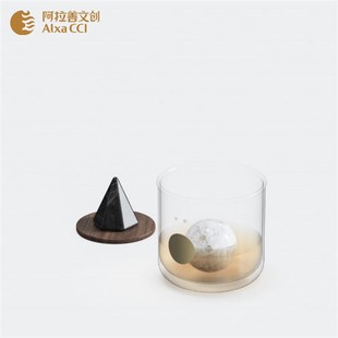 阿拉善文创仓央嘉措同心杯诗传主题玻璃杯文创节日礼品