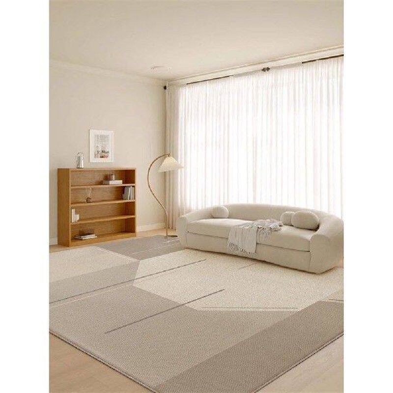 Cream Style Rugs for Bedroom Non-slip Lounge Floor Mat