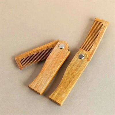 wooden comb Green Sandalwood Comb Hair Loss Natural Massage