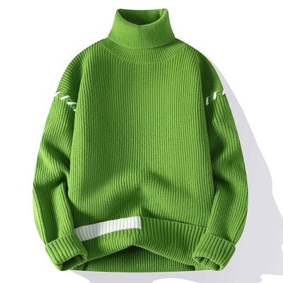 New Fashion Youthful Vitality Mens Turtleneck Sweater