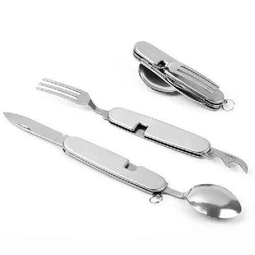 1pc Detachable Multi Tool Portable Picnic Camp Spoon Fold