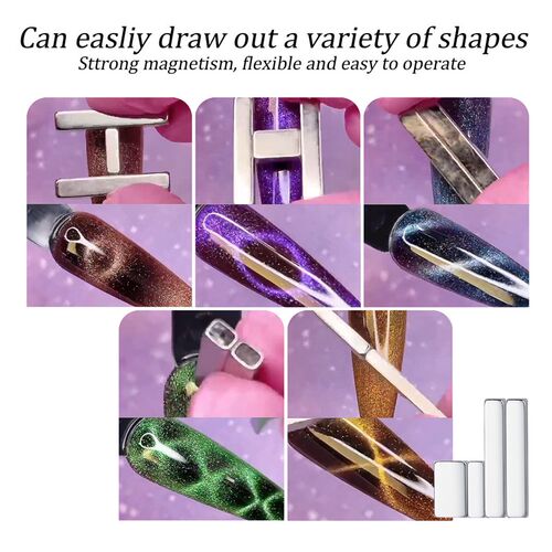 Manicure Multifunctional Magnet Nail Art Shop Cat Eye Long S
