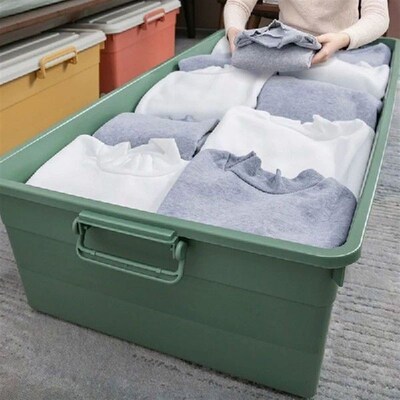 Underbed Storage Organizer Smooth-Rolling Wheels Large