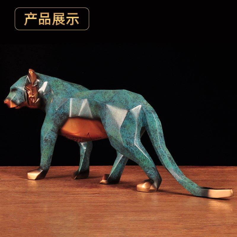 彩铜老虎摆件生肖虎招财摆设家居客厅电视柜酒柜装饰品乔迁送礼品,家居饰品,装饰摆件,淘宝优惠券,粉丝福利购,淘宝优惠卷