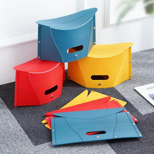Folding Stool Plastic Portable Seat for Travel, Outdoor Acti