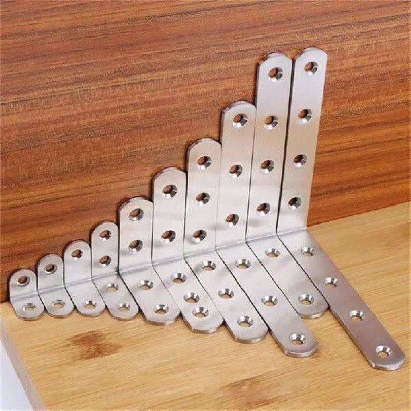 Stainless Steel Corner Code 90 Degree Right Angle Fixator - 实物图