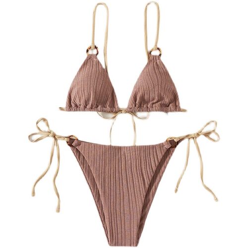 Bikini Set Cute Women Triangle Thong Biquini Swimsuit Swimwe