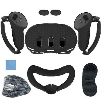7pcs Accessories Set Controller Grips Face Cover