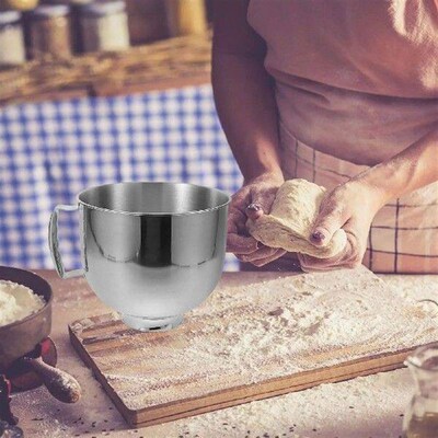 Huge Chef Mixing Bowl 5QT Stainless Steel Deepened Easy