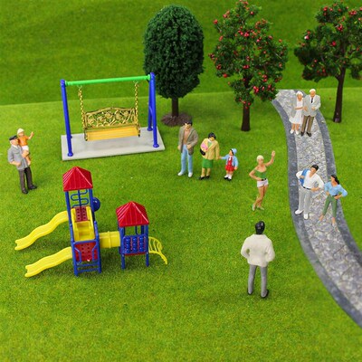 30pcs All Standing O scale People 1:43 Scale Painted Figures