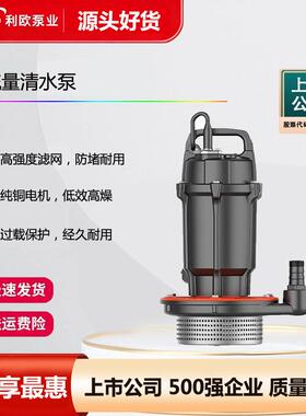 LEO利欧QDX潜水泵抽水泵家用水泵小型水井1寸2寸3寸4寸热销潜水泵