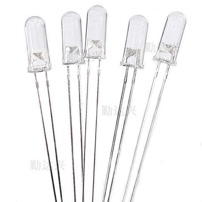 F5高圆头14.5mm加长脚51-53mm透明红黄蓝绿白高胶体led灯珠指示灯,3C数码配件,其它配件,淘宝优惠券,粉丝福利购,淘宝优惠卷