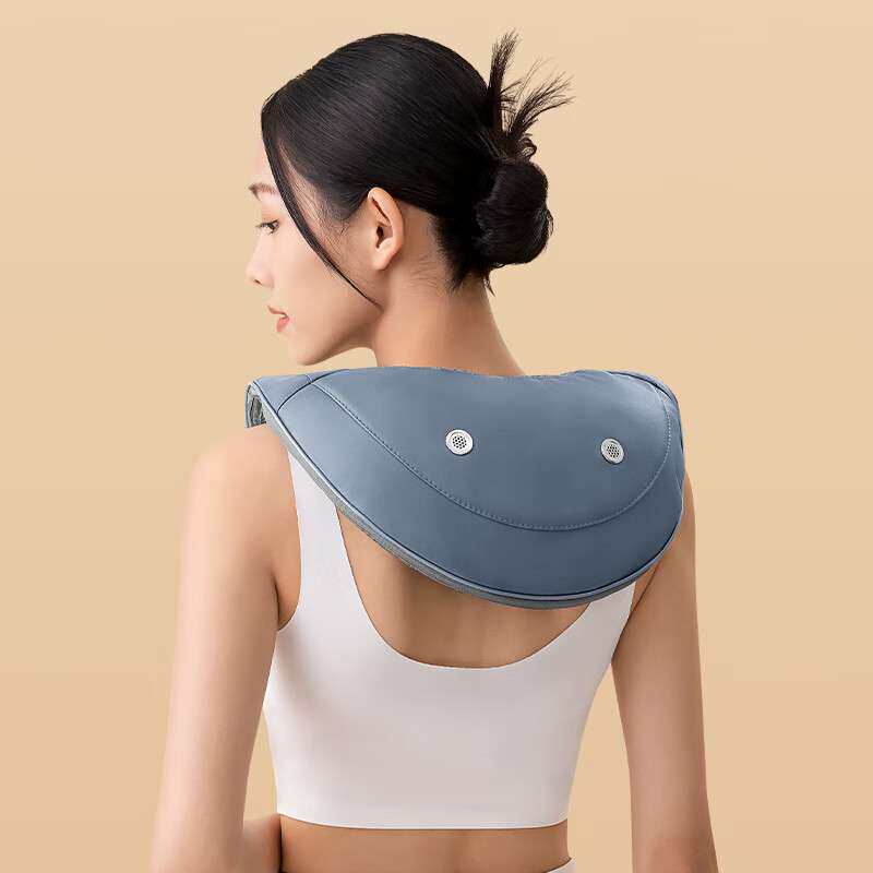 奥佳华（OGAWA）颈椎按摩器肩颈温感热敷按摩披肩OG-2616 冰川蓝