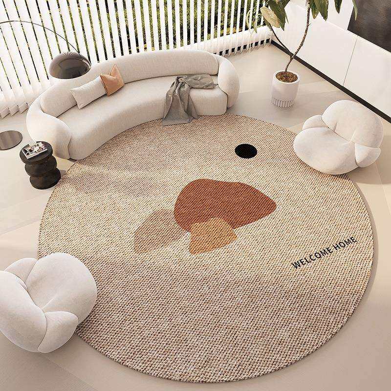 圆形地垫茶几椅子地毯轻奢现代客厅书房卧室床边吊篮脚垫子阳台垫,鲜花速递/花卉仿真/绿植园艺,割草机/草坪机,淘宝优惠券,粉丝福利购,淘宝优惠卷