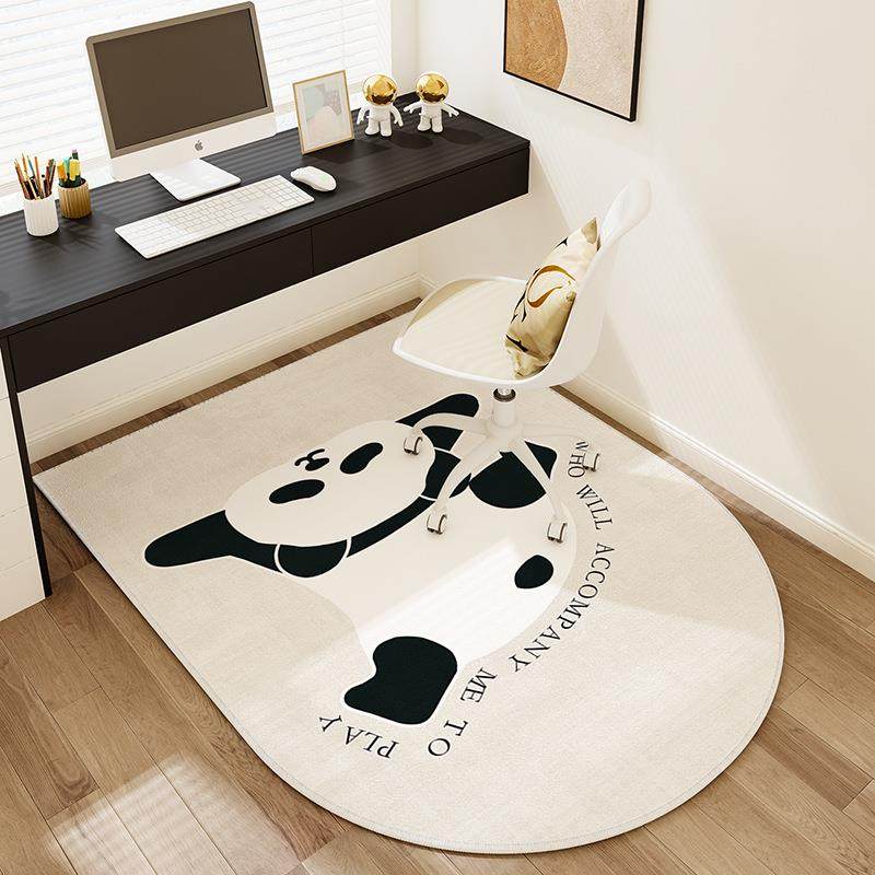 书房学习电脑桌椅子地垫滑轮座椅转椅耐脏垫子卧室脚垫梳妆台地毯