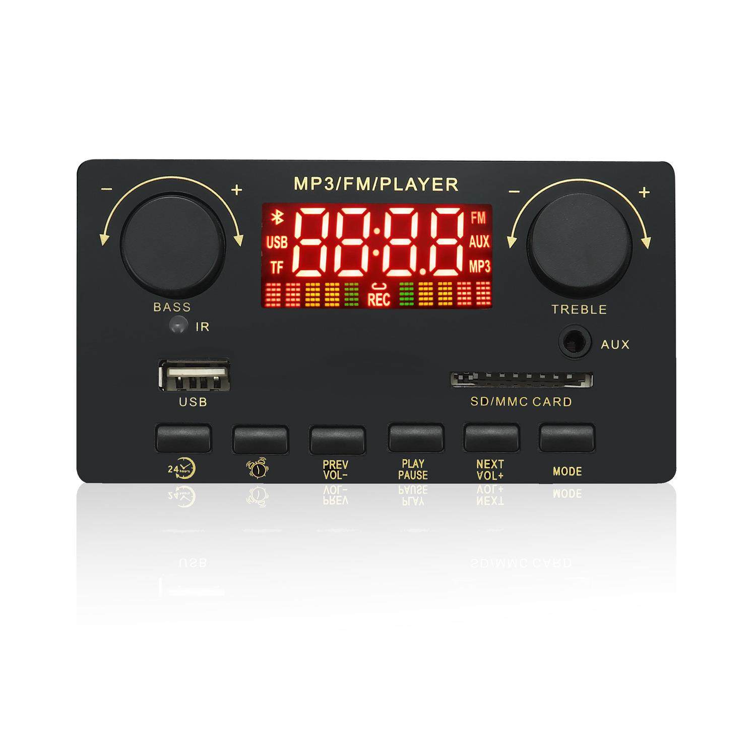 12V带功放80W+2*40W蓝牙解码板彩屏带录音通话无损主板带蓝牙Y10