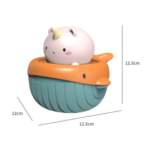 Baby Bath Toys Bathing Ducks Cartoon Animal Whale Crab Swimm