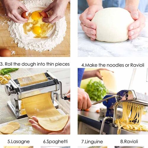 Noodle Pasta Maker Stainless Steel Nudeln Machine Lasagne Sp