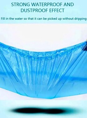 1Pack/100 Pc Portable Waterproof Boot ver Platic Non-lip Wea