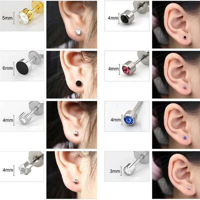 1/2/4Pcs Disposable Sterile Ear Piercing Unit Cartilage Trag
