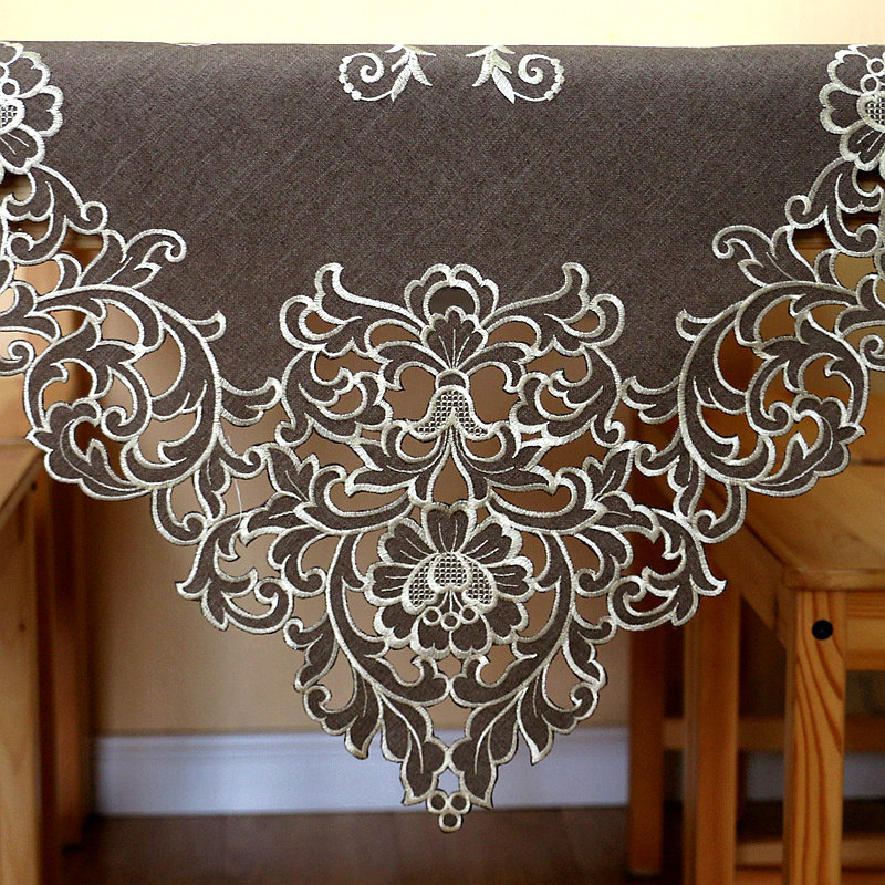 刺绣餐桌布台布方角几床头柜家用电器多用盖巾盖布圆桌布茶几布艺,居家布艺,桌布,淘宝优惠券,粉丝福利购,淘宝优惠卷