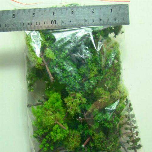 30Pcs/Lot Model Green rees Mixed Wire And Plastic Model Land