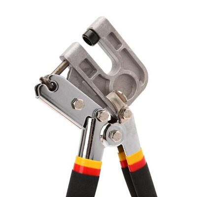 10 Inch TPR Handle Stud Crimper Pincer Punch Pliers Punching
