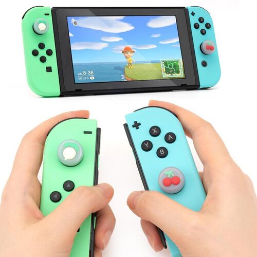 Animal Crossing Fruit Strawberry Lemon Thumb Stick Grip Cap