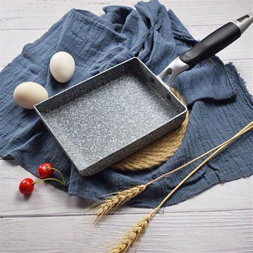 Rectangular Egg Pan Omelette Frying Non Stick Griddle
