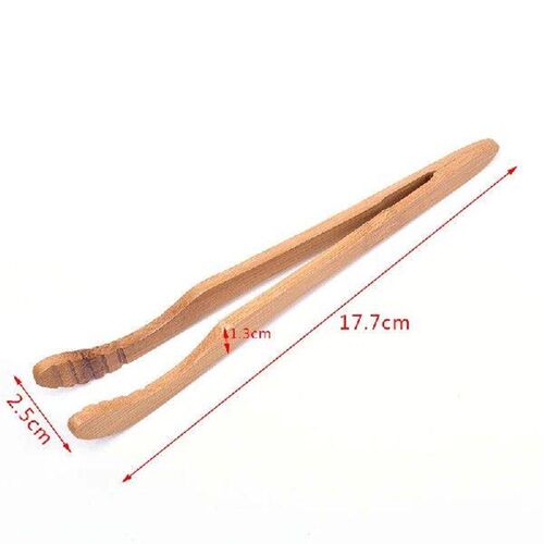 1Pc Bamboo Solid Wood Tea Clip Cup Holder Tea Set