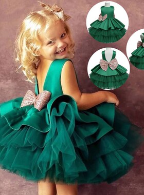 Kids Dress For Girls Christmas New Year Princess Eleagnt Par